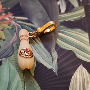 Juicy Couture Gold and Cream Charm